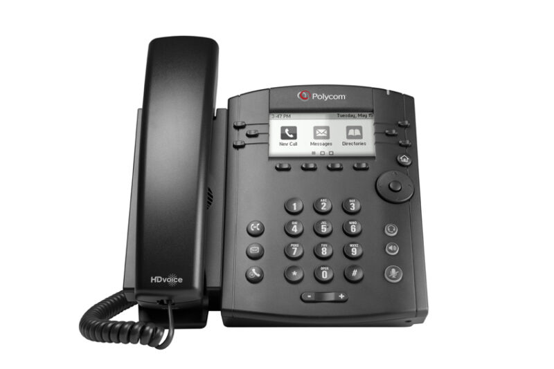 IP телефон Polycom VVX 310 [2200-46161-025] — изображение 3