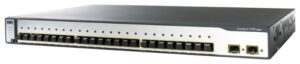 Коммутатор Cisco Catalyst, 24 x FE Duplex SC, 2 x SFP [WS-C3750-24FS-S]