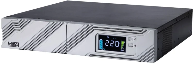ИБП Powercom серии Smart RT 900 Вт [SRT-1000A LCD] — изображение 1
