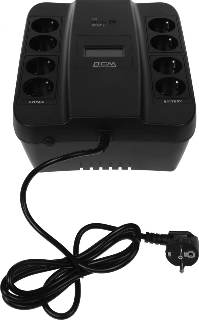 ИБП Powercom серии Spider U 330 Вт [SPD-550U LCD USB] — изображение 2