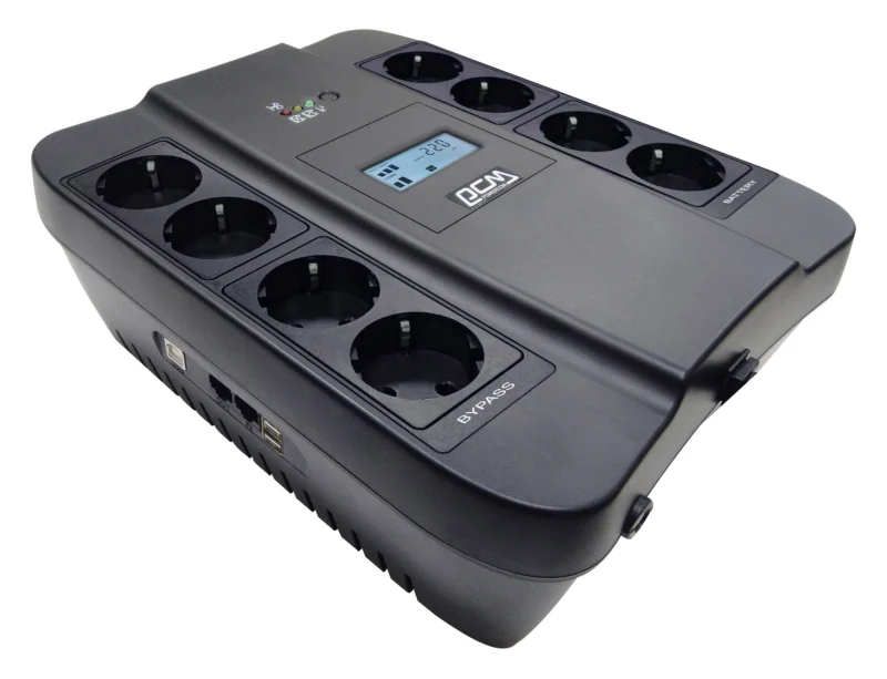 ИБП Powercom серии Spider U 540 Вт [SPD-900U LCD USB] — изображение 1