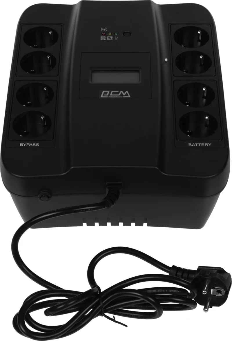 ИБП Powercom серии Spider U 540 Вт [SPD-900U LCD USB] — изображение 2