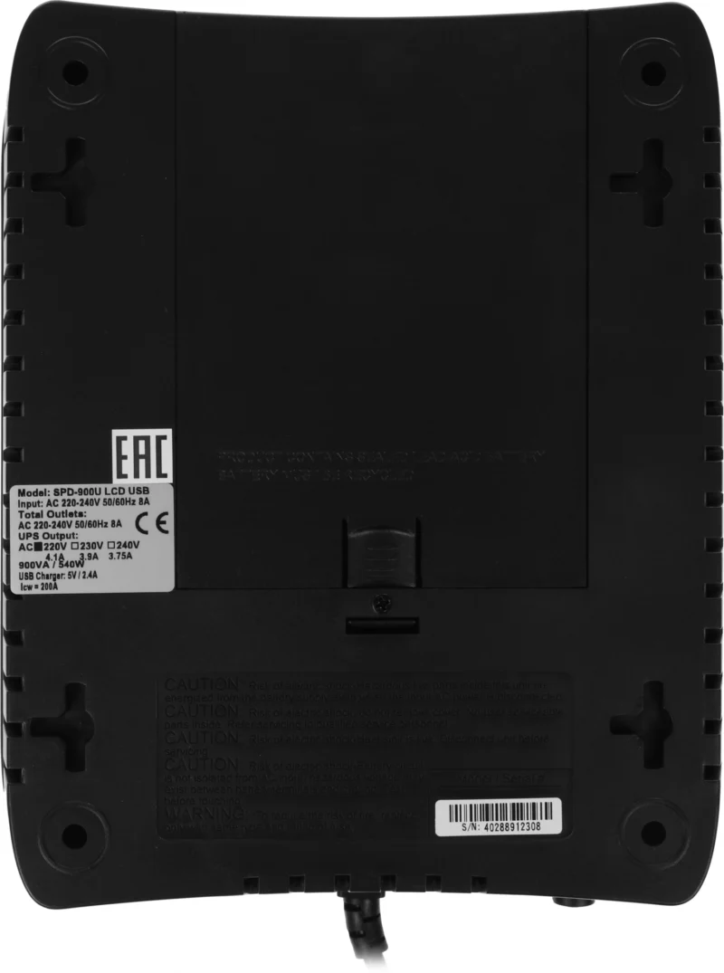 ИБП Powercom серии Spider U 540 Вт [SPD-900U LCD USB] — изображение 3