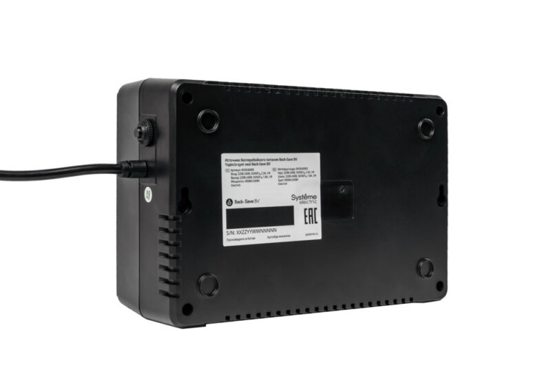 ИБП Back-Save BV Systeme Electric  800ВА [BVSE800RS] — изображение 5
