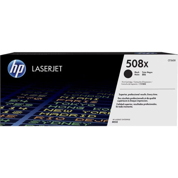 Черный тонер-картридж HP увеличенной емкости [CF360X]