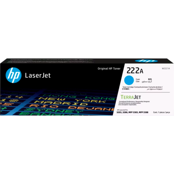 Голубой тонер-картридж HP [W2221A]