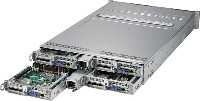 Вычислительный модуль Supermicro BigTwin 2U [AS-2124BT-HTR] — изображение 1