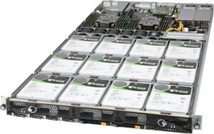Сервер хранения данных Supermicro X12 1U [SSG-610P-ACR12N4L]