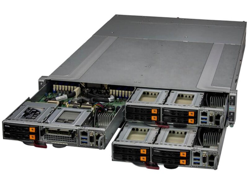 Вычислительный модуль Supermicro GrandTwin 2U [SYS-210GT-HNC8F] — изображение 1