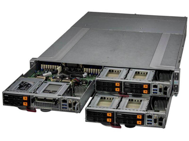 Вычислительный модуль Supermicro GrandTwin 2U [SYS-210GT-HNTF] — изображение 1