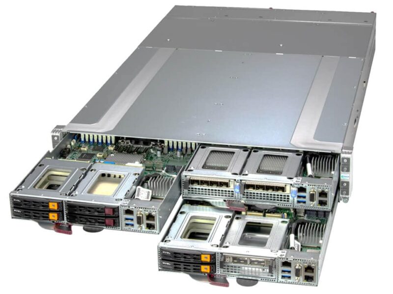 Вычислительный модуль Supermicro GrandTwin 2U [SYS-211GT-HNTF] — изображение 1